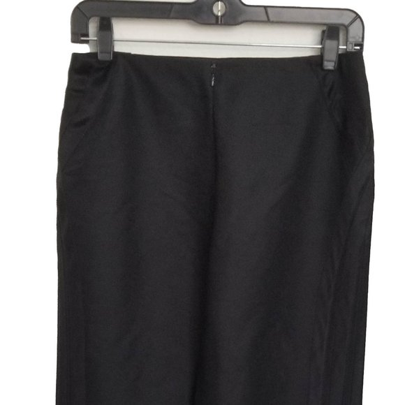 Auth VALENTINO Spa Front Zip Straight Leg Pants 100% Silk Size 6 - Picture 6 of 11